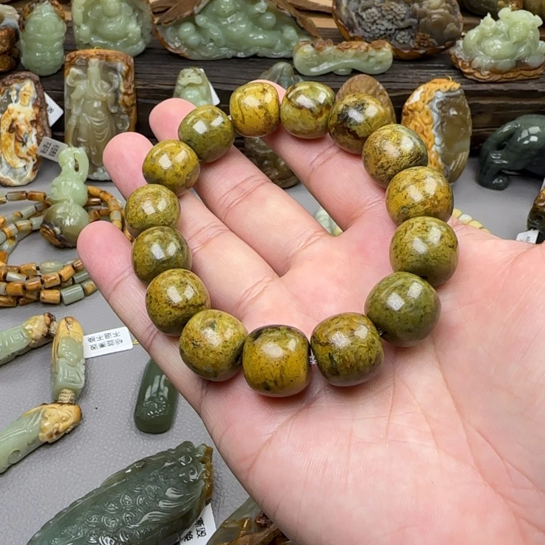 岫岩河磨玉（透闪石质玉）未镶嵌珠宝奇石