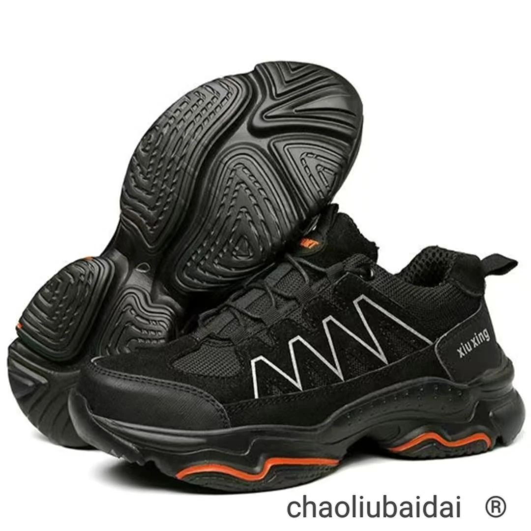 真皮老爹鞋轻便实心底头层猪皮男鞋跑步运动男士舒适厚底