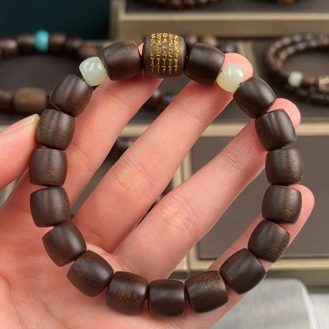 沉香沉香碎屑10mm越南芽庄玉化白奇楠沉水