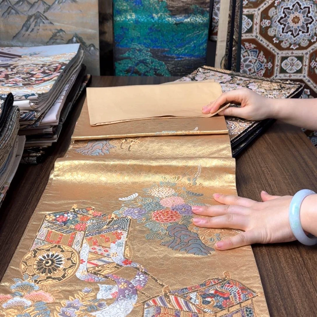 织绣唐锦西阵织带子