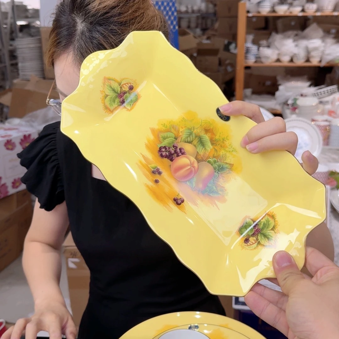 骨瓷安家三明治盘