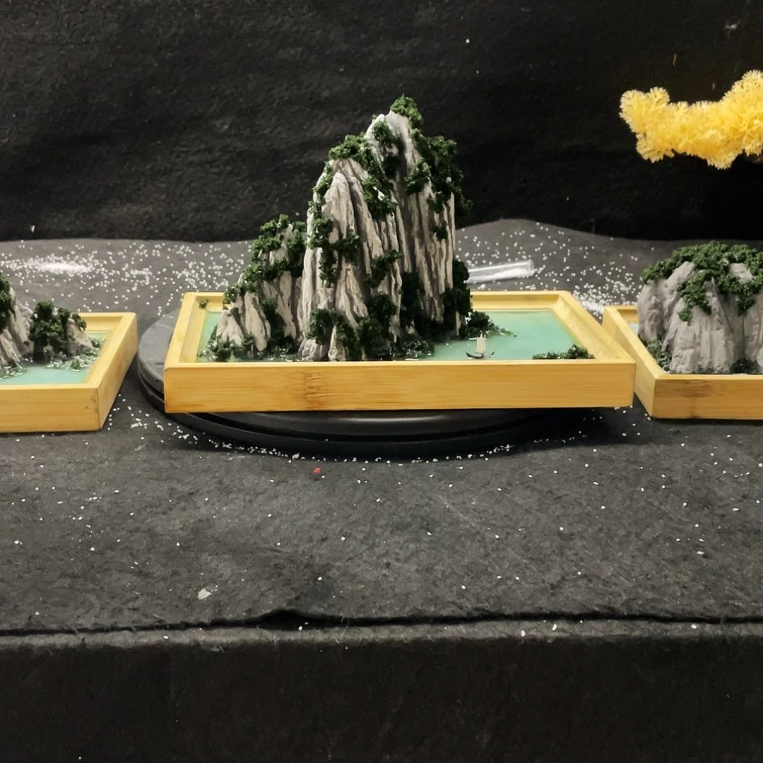 山水摆件材料景观