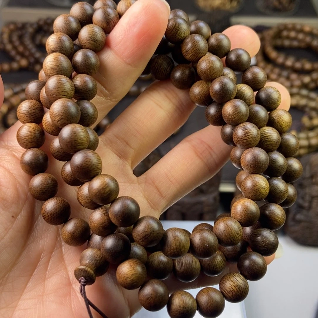 沉香手串@**影越南芽庄白