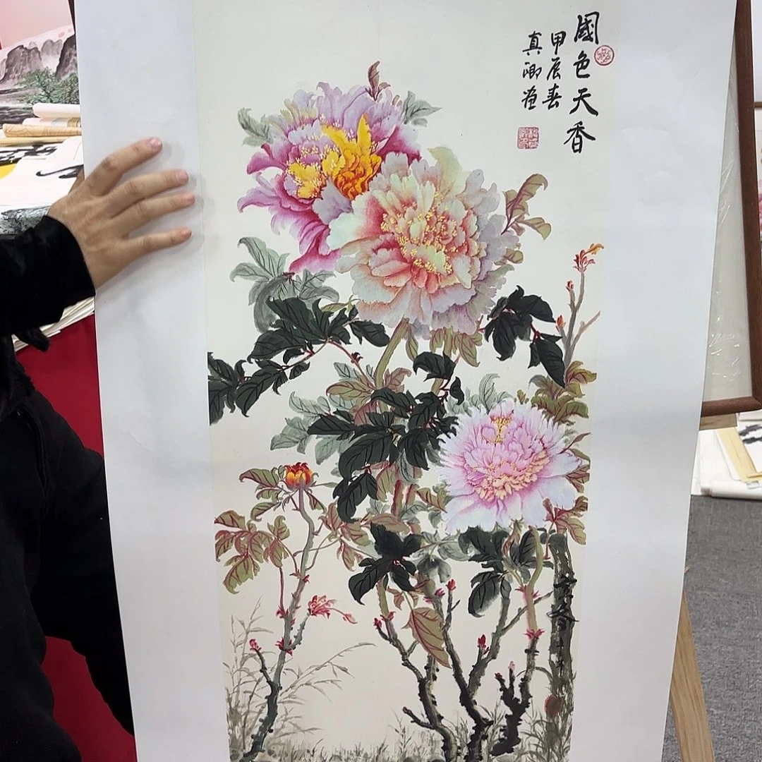 国画国画作品多次在国内外