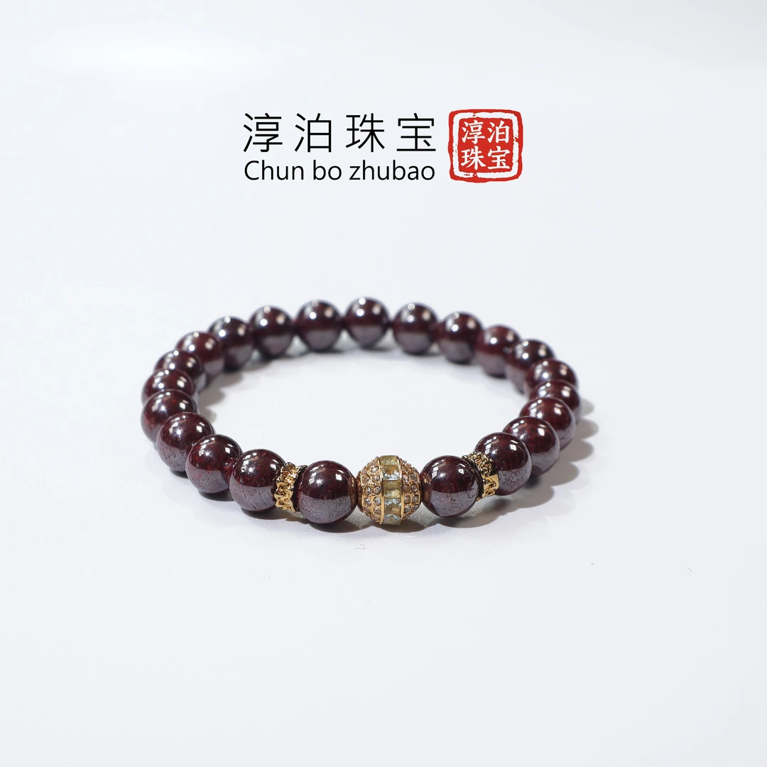 天然辰砂【原矿朱砂+925银】轻奢时尚精致精美小众百搭女士转运手串