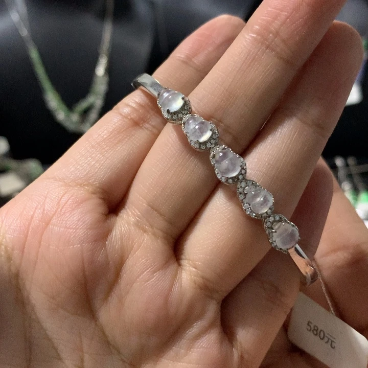 翡翠银S925镶嵌戒指