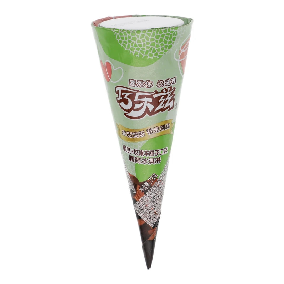 巧乐兹脆筒冰淇淋蜜瓜玫瑰车厘子味 73g雪糕同城送雪糕同城配