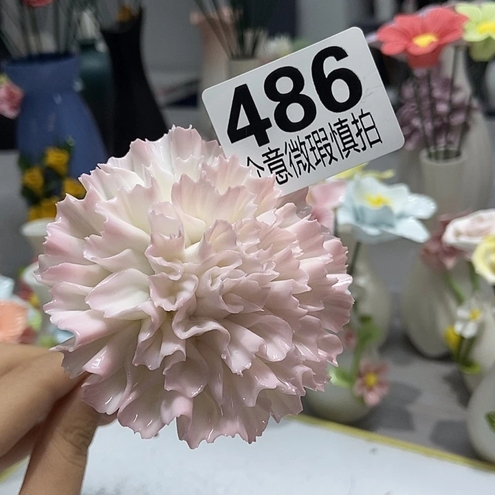 陶瓷纯手工捏花设计
