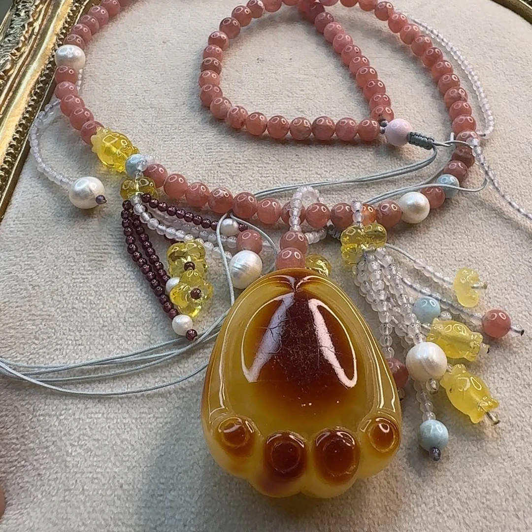 未镶嵌琥珀手链琥珀项链