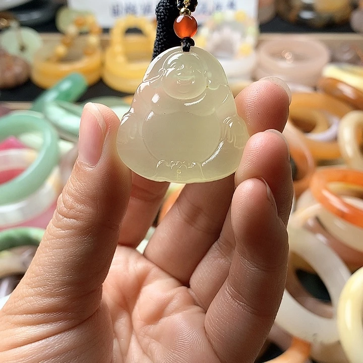 石英质玉（黄龙玉）未镶嵌手镯