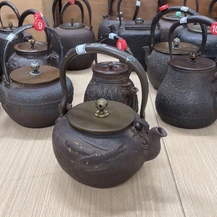 金银镶嵌龟文堂壶