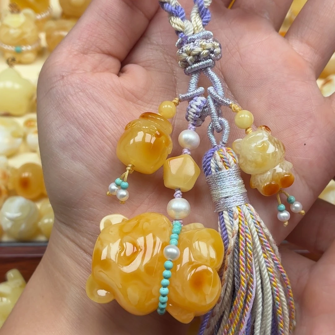 琥珀未镶嵌裸石蜜蜡