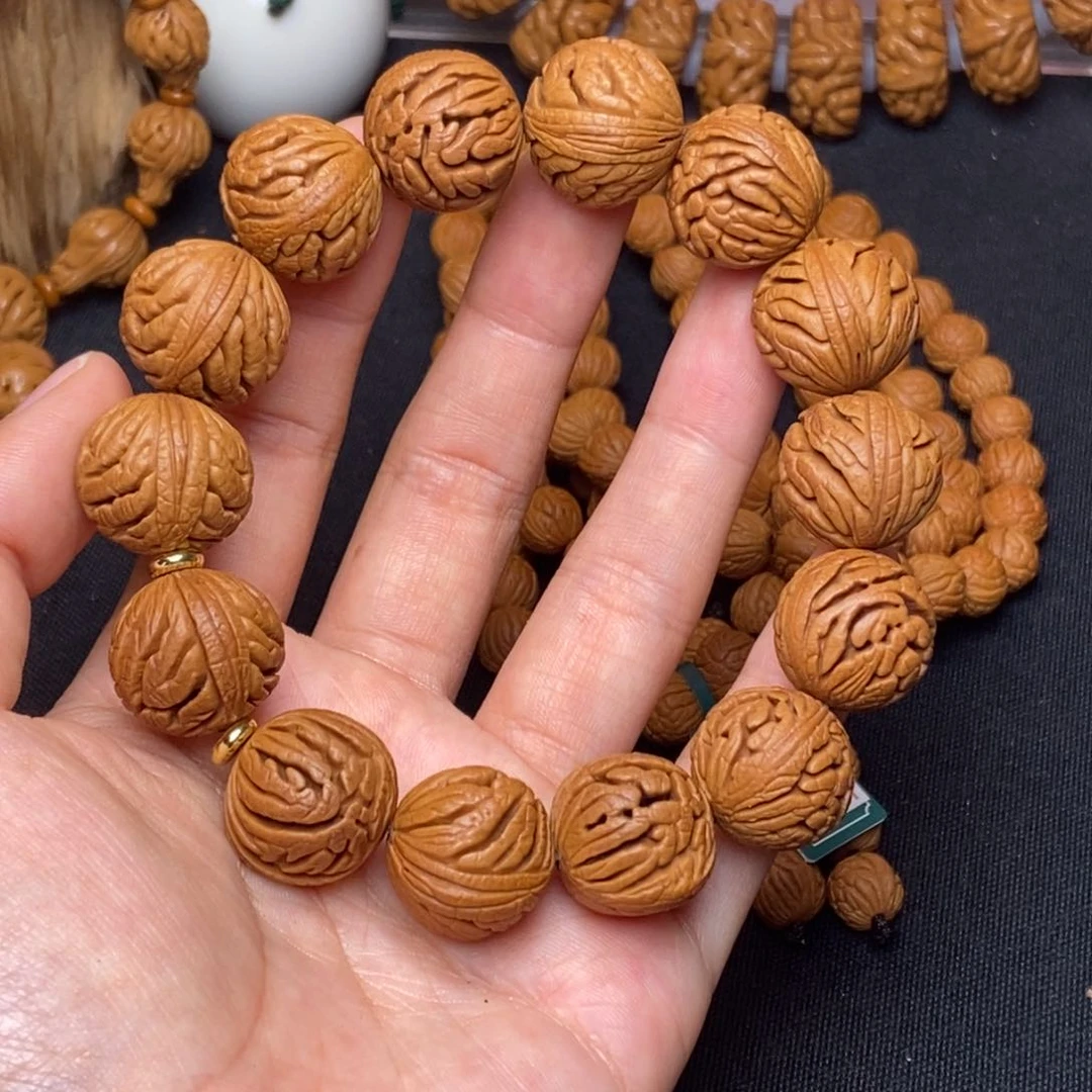 桃核吊坠秦岭龙纹桃核3