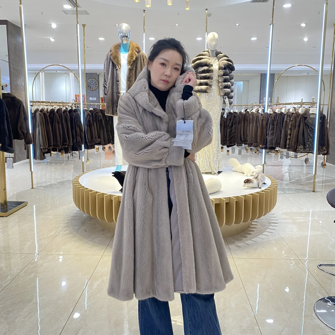 时尚高端貂皮12222银蓝