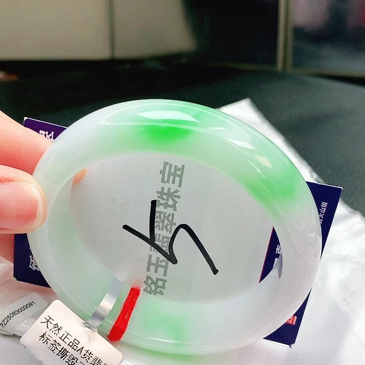 翡翠未镶嵌手镯缅甸天然a货翡翠手镯