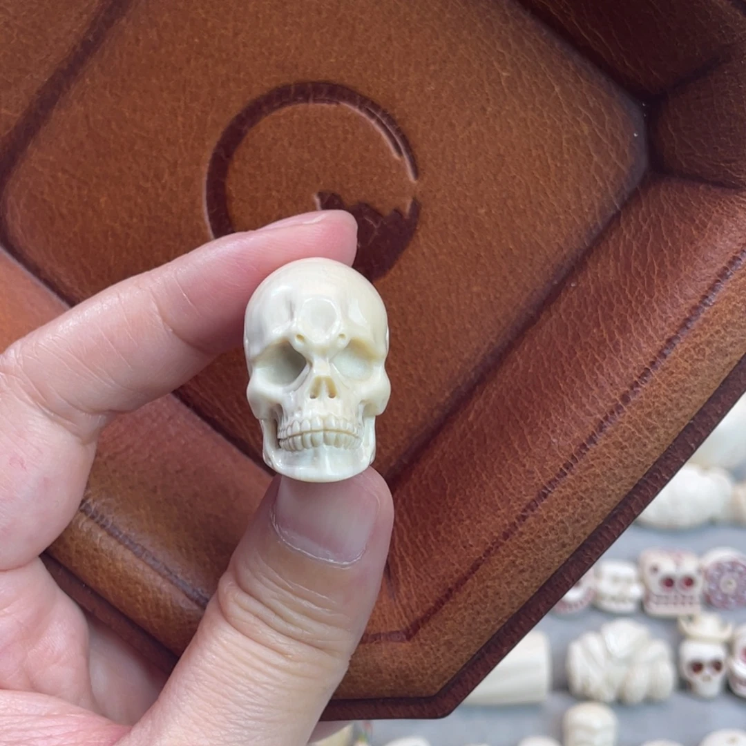 猛犸象牙手串/手链/手镯16*23骷髅