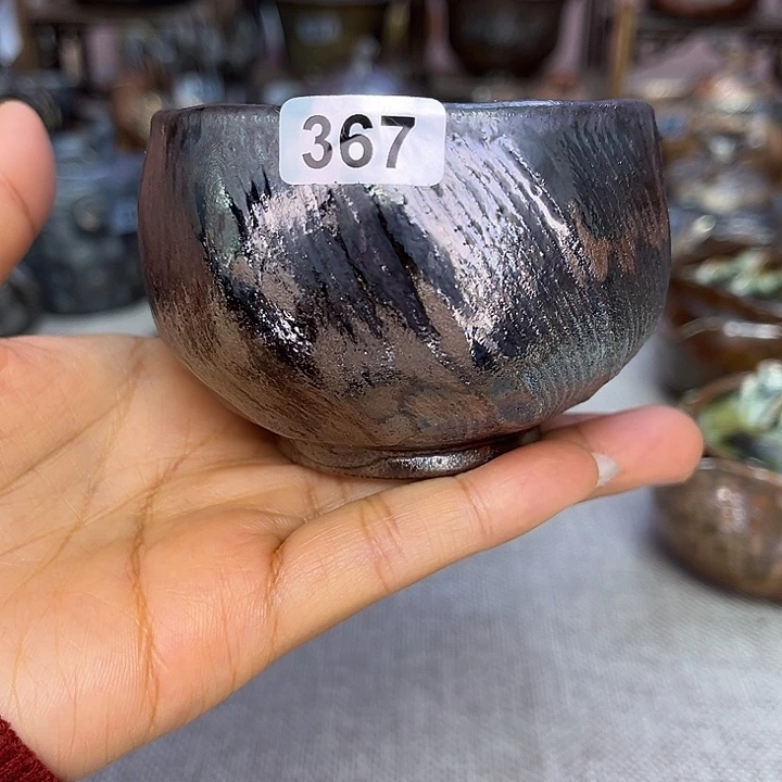 裸柴烧陶瓷手工茶器