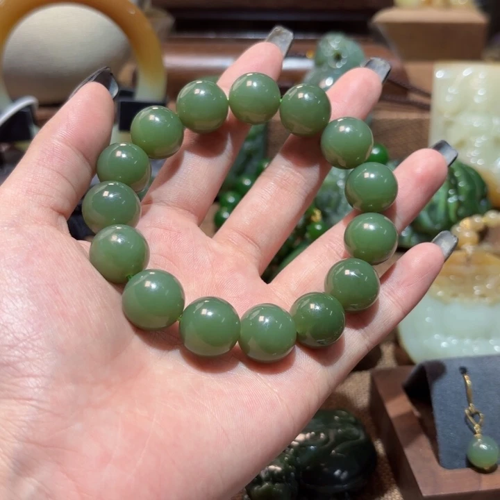 未镶嵌手串和田玉（碧玉）