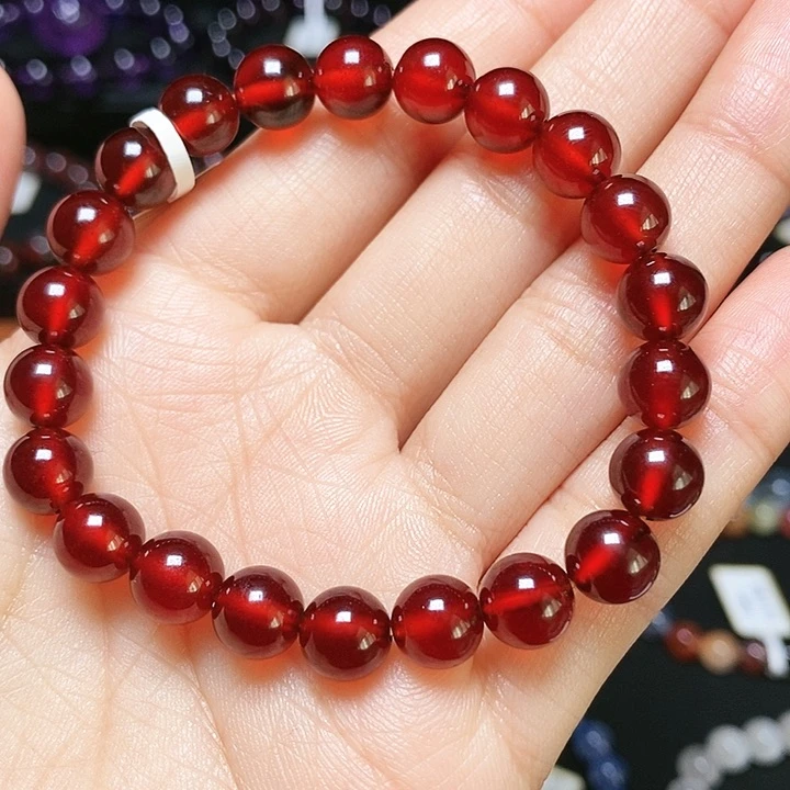 未镶嵌手串石榴石