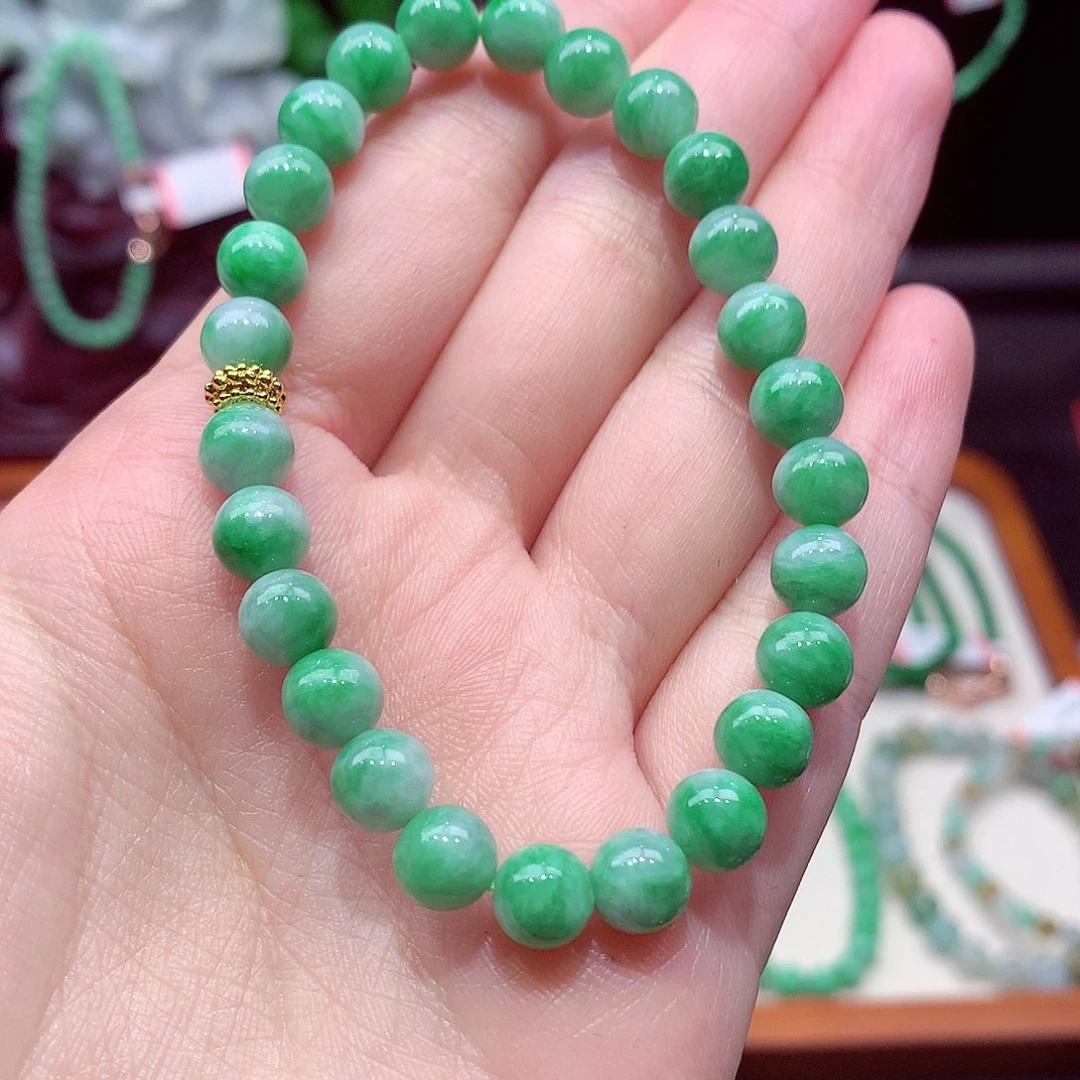 未镶嵌手链翡翠翡翠