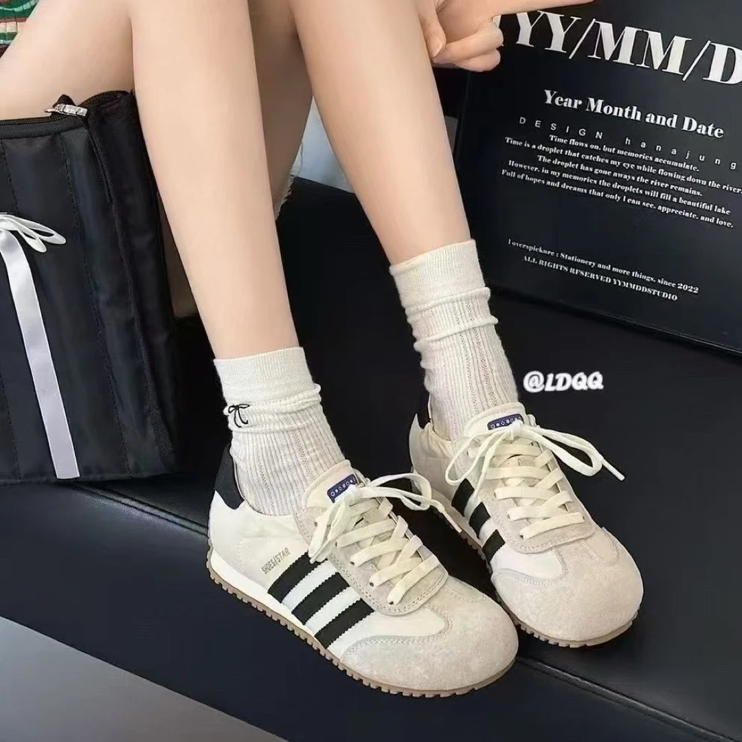 秋款小皮匠067防滑德训鞋修面皮时尚休闲鞋女鞋小众沙丘废土风