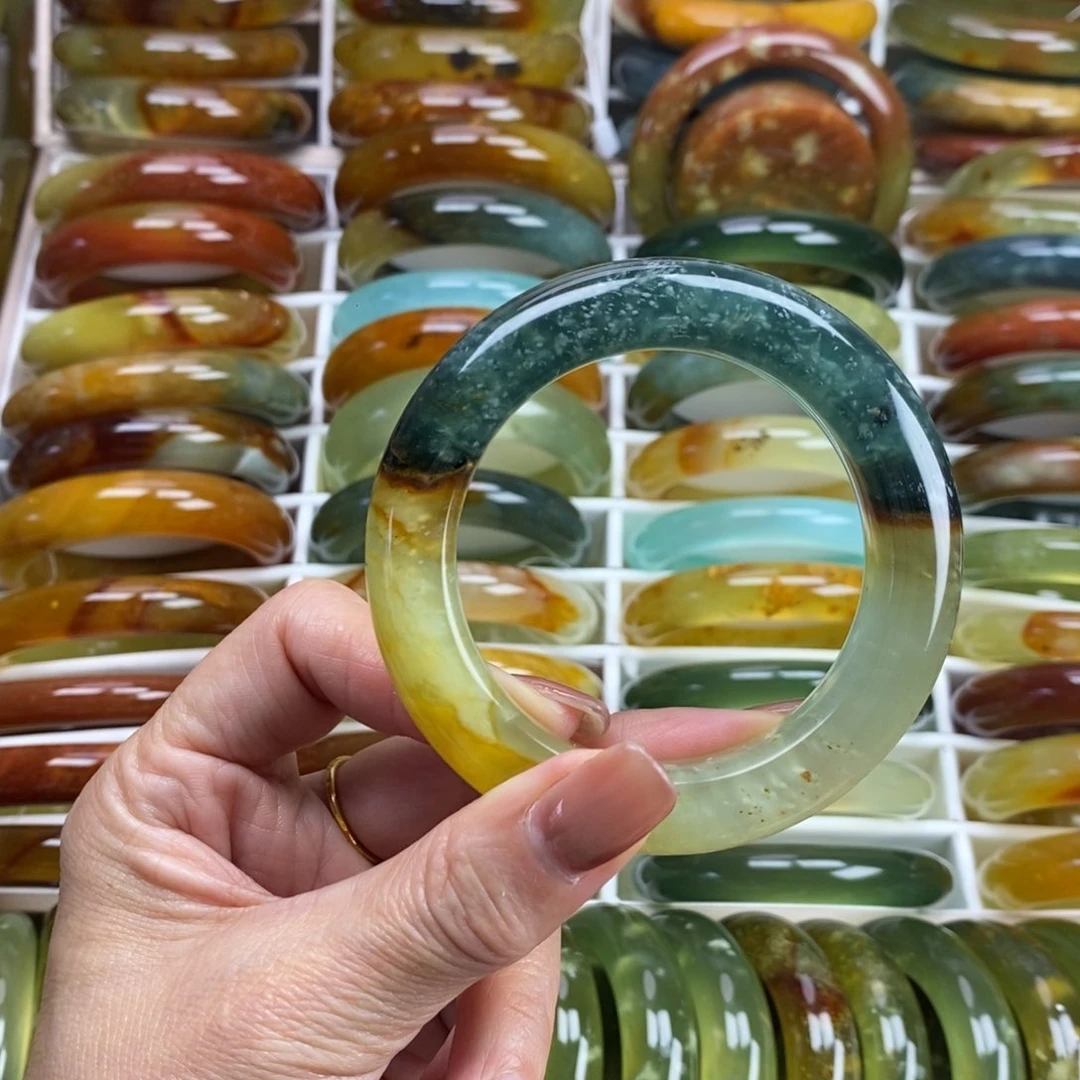 未镶嵌蛇纹石玉手镯54