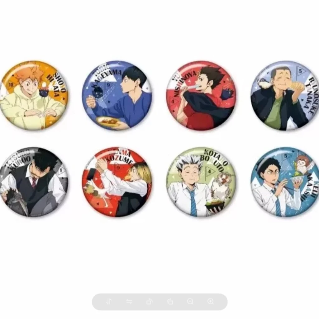 排球少年 新吉祥物吧唧 徽章 （日谷盲盒代拆）