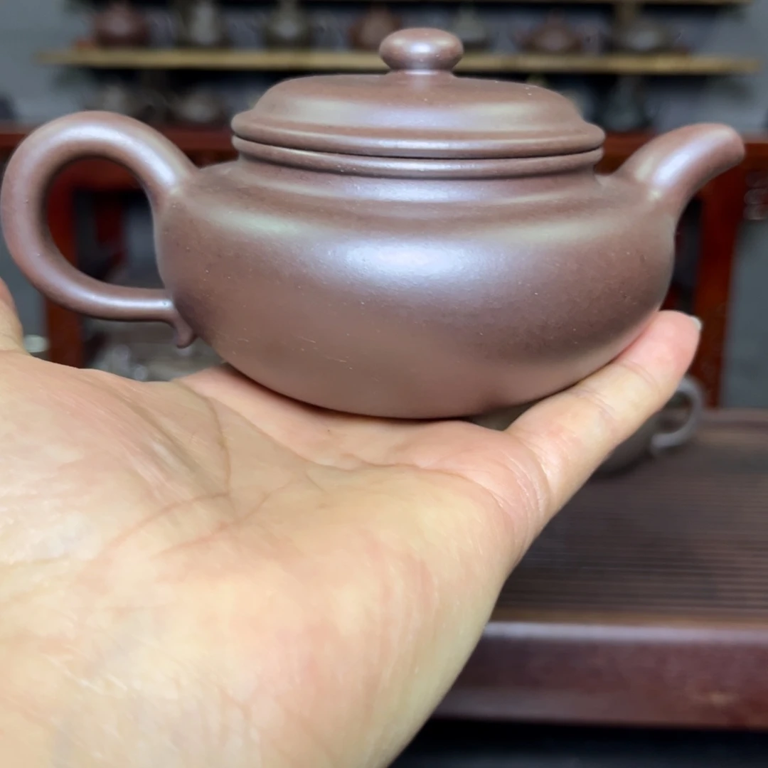 H***J紫砂茶壶底槽青仿古半手工