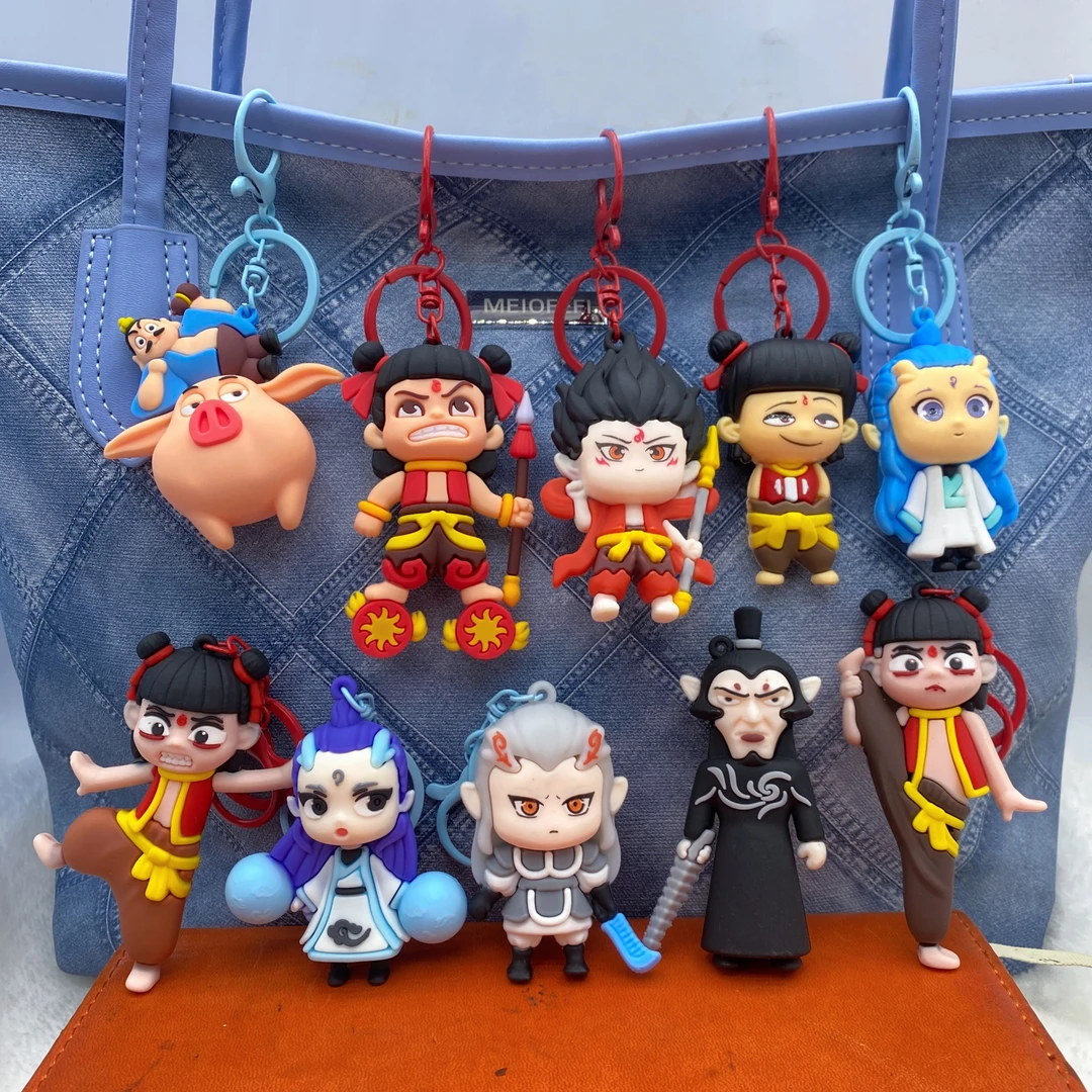 【大号立体】高颜值哪吒魔童周边可爱包包挂件包包挂件潮玩钥匙扣