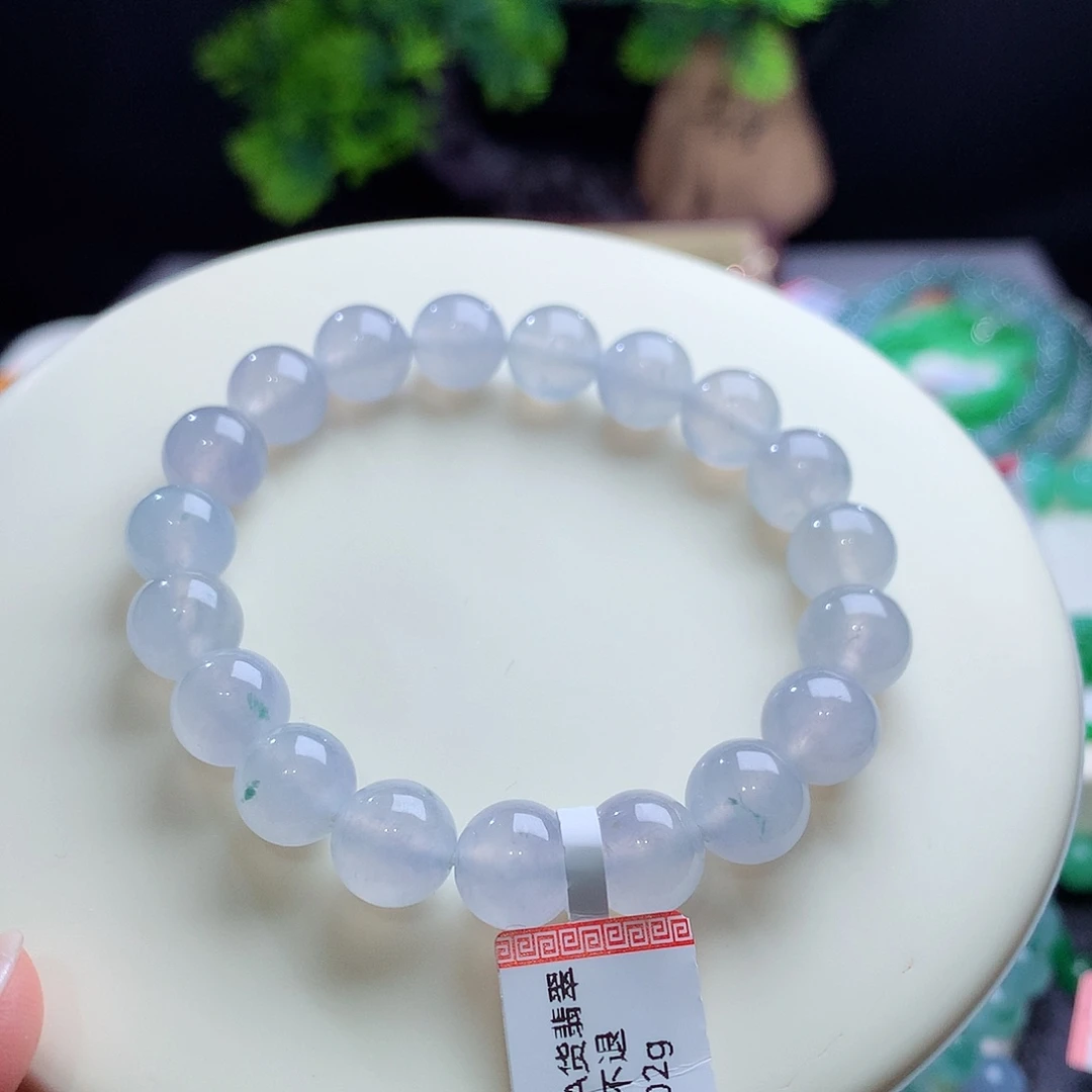 翡翠未镶嵌手串卡10mm