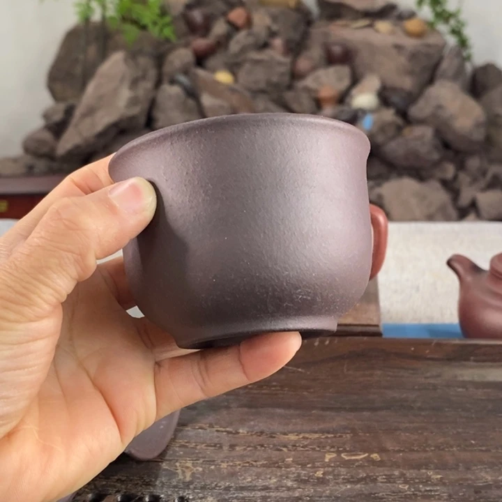 紫砂茶壶天青主人杯150左右的容量带碎片