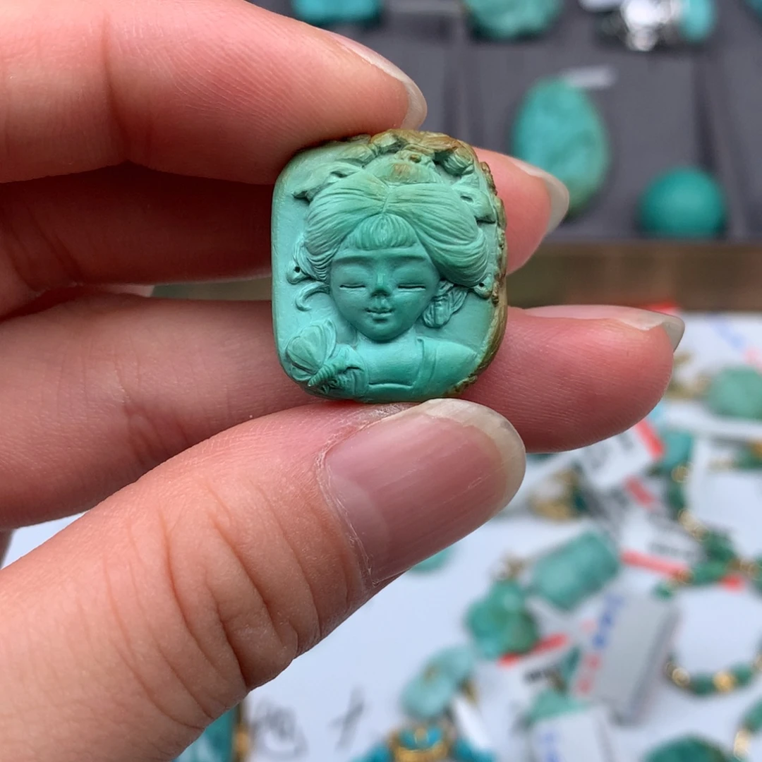未镶嵌绿松石绿松石