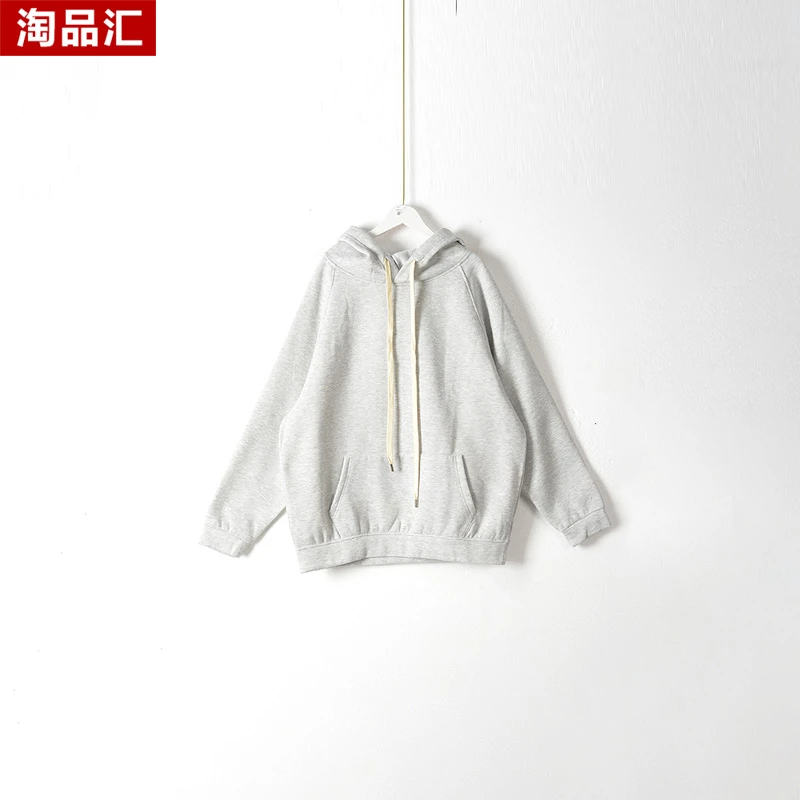 【Y专柜捡漏F-3】深圳中高端女装OLSC-秋冬卫衣4005-灰色加绒大三码