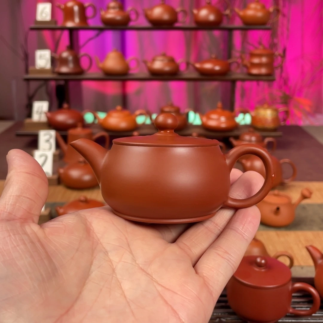 奥***兽茶壶紫砂超薄明炉80cc
