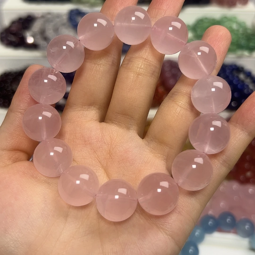 水晶手串未镶嵌s****9马粉拍三次合一单  不带证