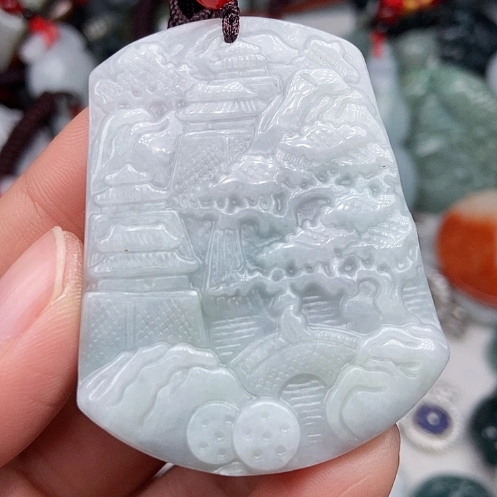颈饰未镶嵌翡翠翡翠