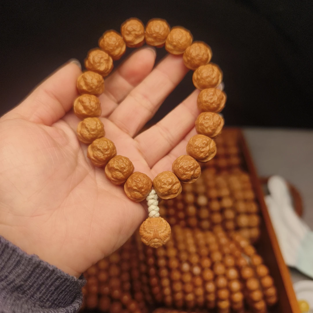 猴头核桃雕刻禅宗手持文玩好物猴头文玩