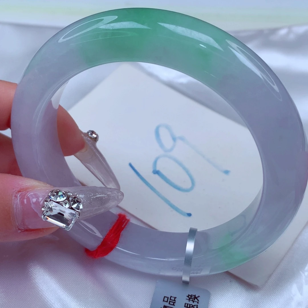 翡翠手镯未镶嵌天然缅甸翡翠A货手镯