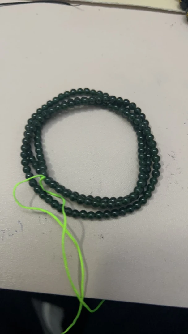 天然翡翠a货小米珠