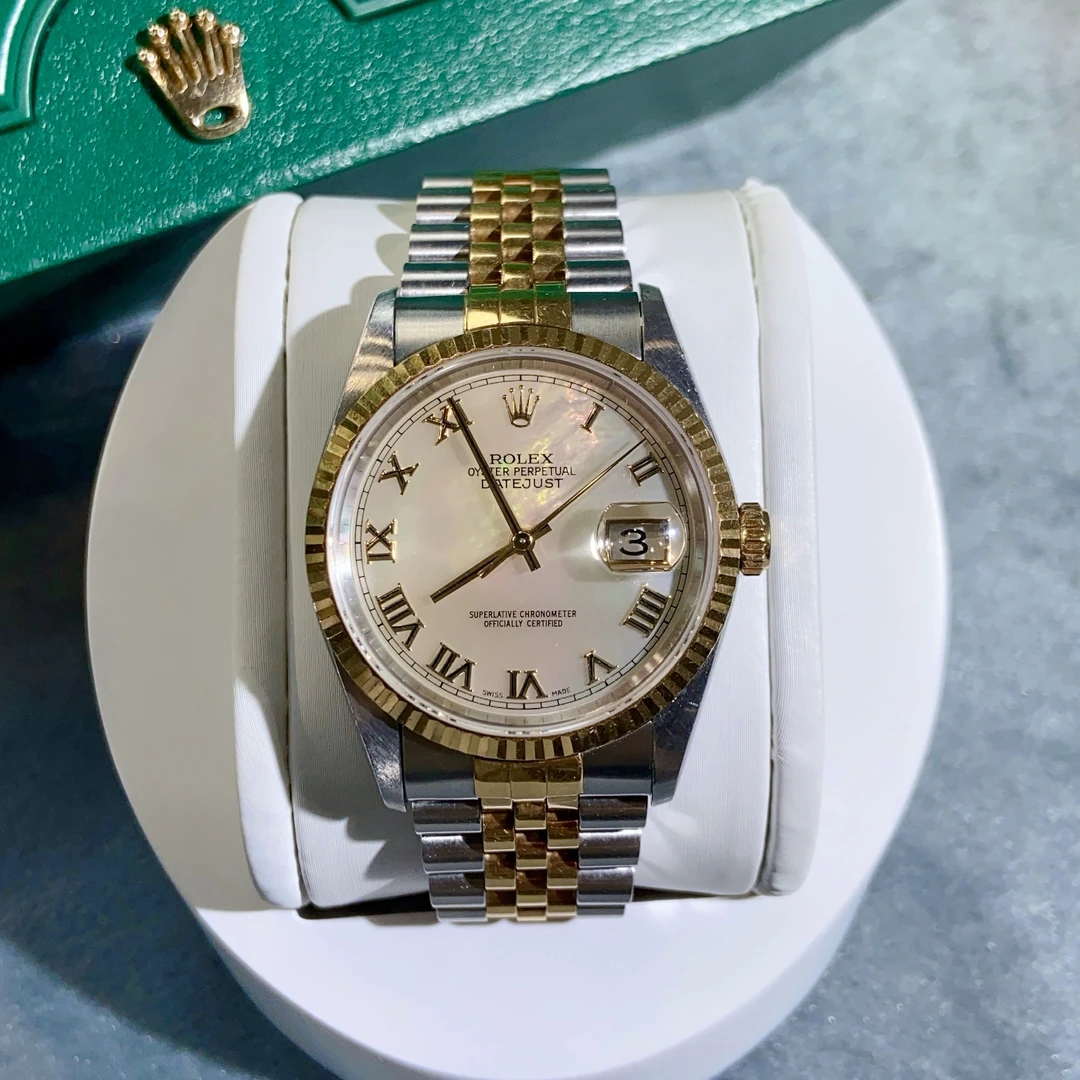 99新 Rolex/劳力士 16233/36表径/原盘罗马贝母/自动机械/单表