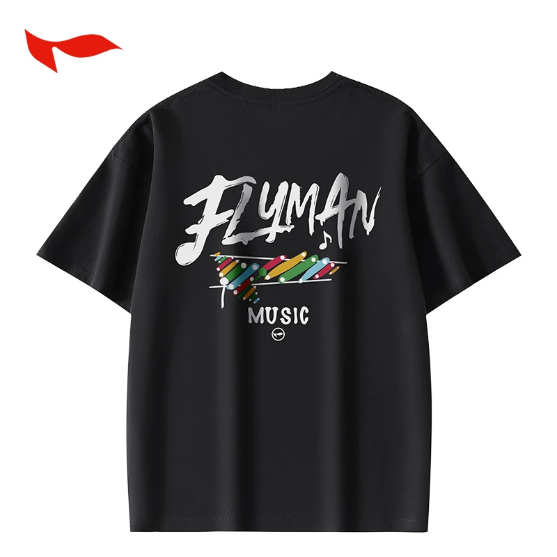 [季末清仓]FLYMAN/李宇生活系列短袖夏季新款涂鸦风T恤