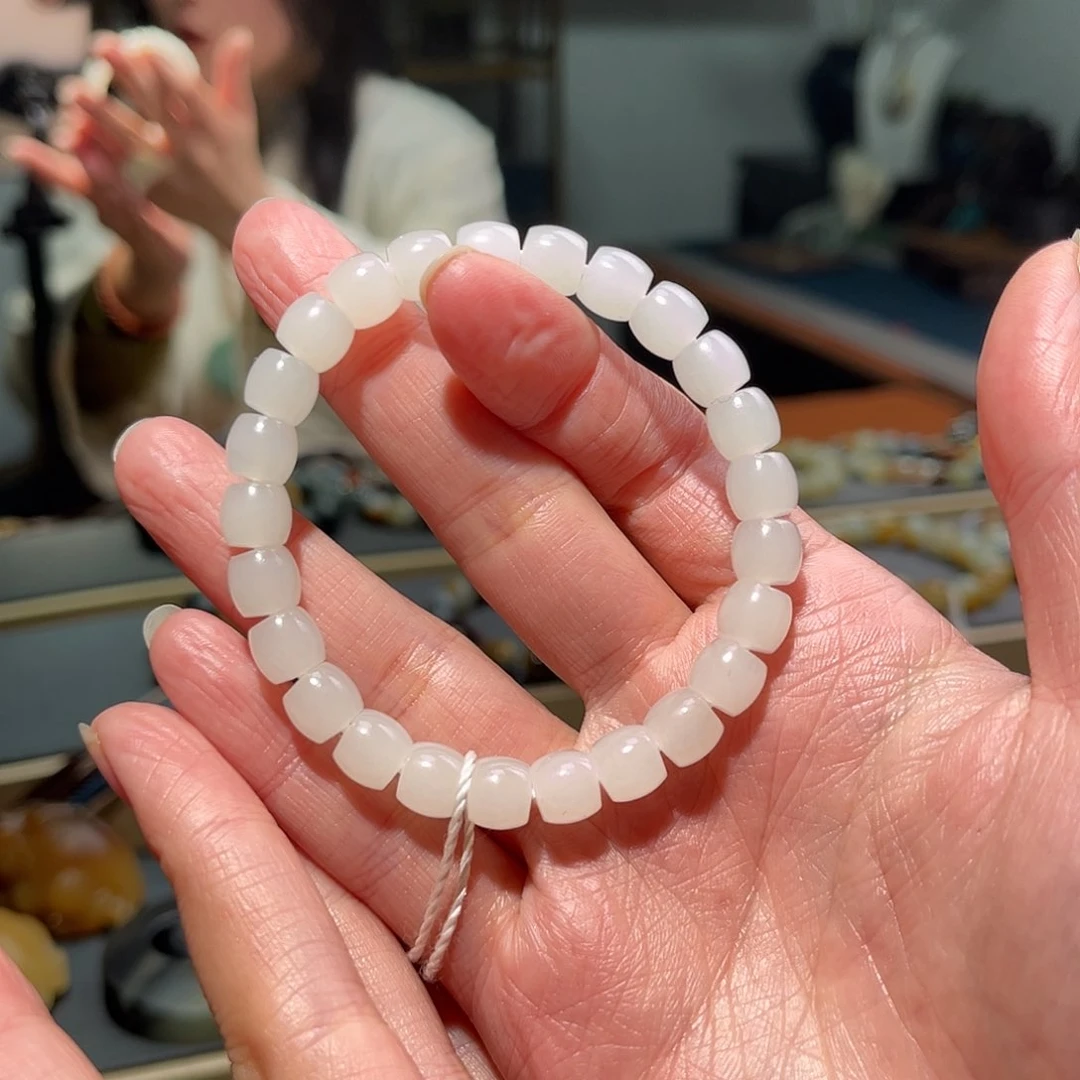 和田玉手链未镶嵌