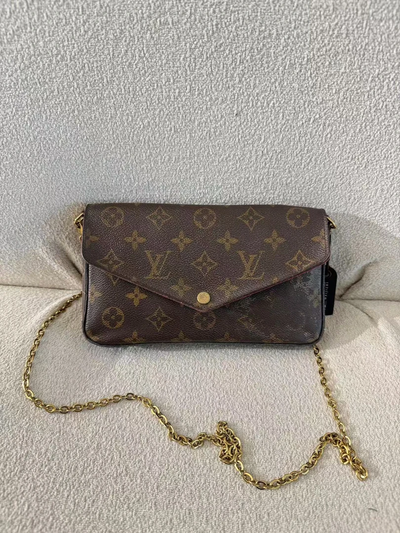 95新 LouisVuitton/路易威登 lv老花三合一 老款/无公价/优品