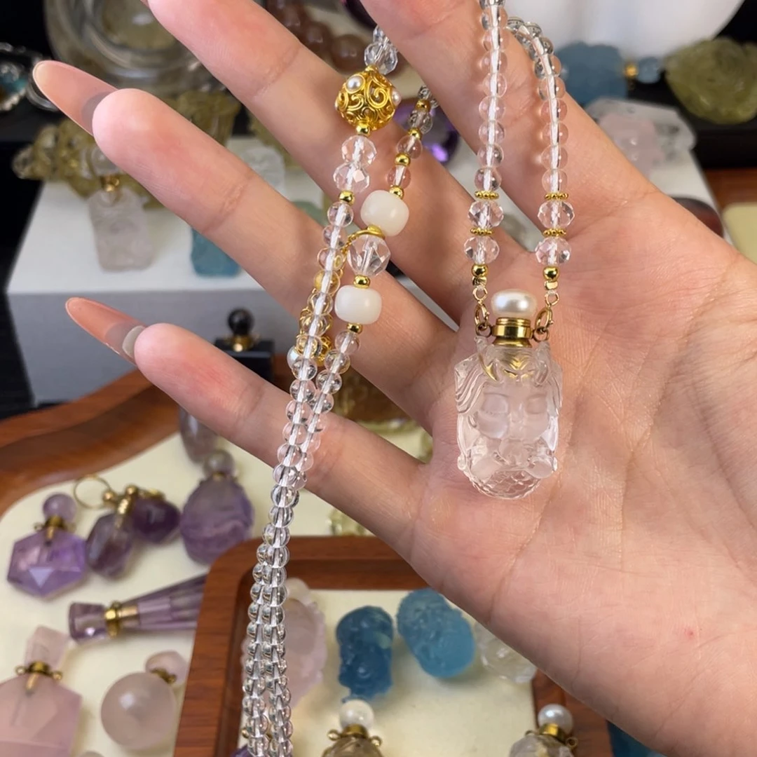 蒋***红未镶嵌颈饰水晶天然水晶吊坠629