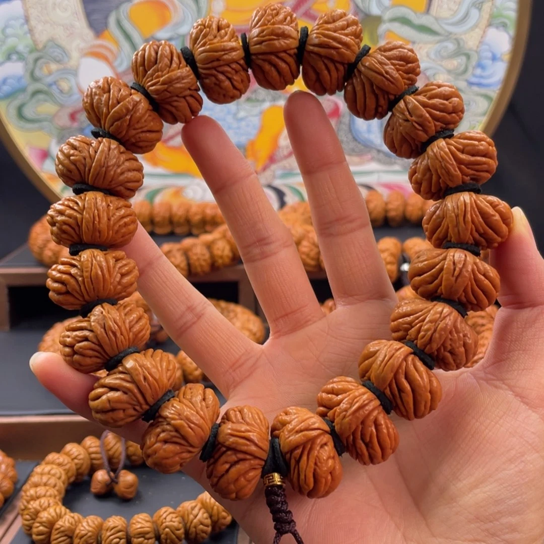 桃核手串25尺寸五爪金龙