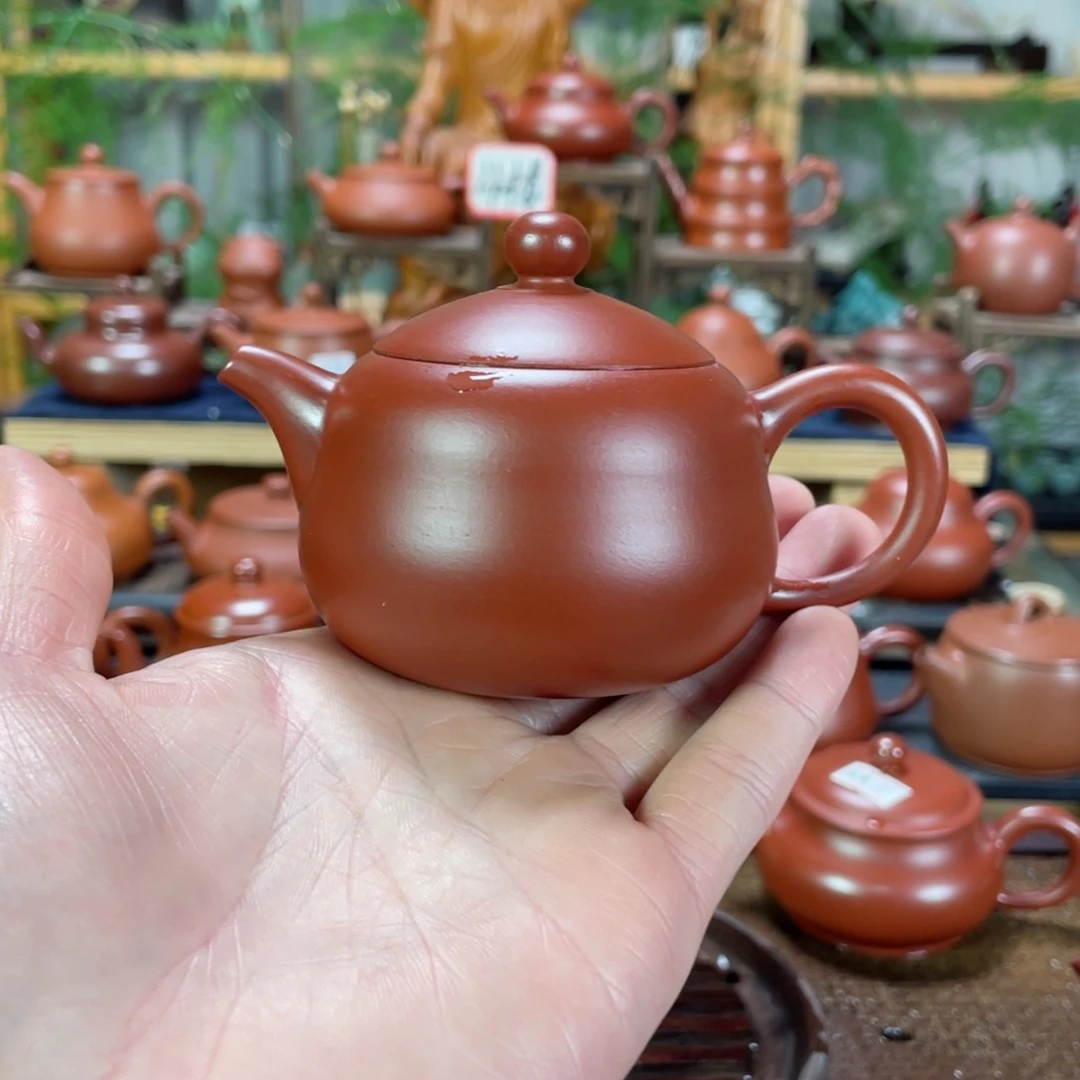 紫砂茶壶越**好朱泥福禄