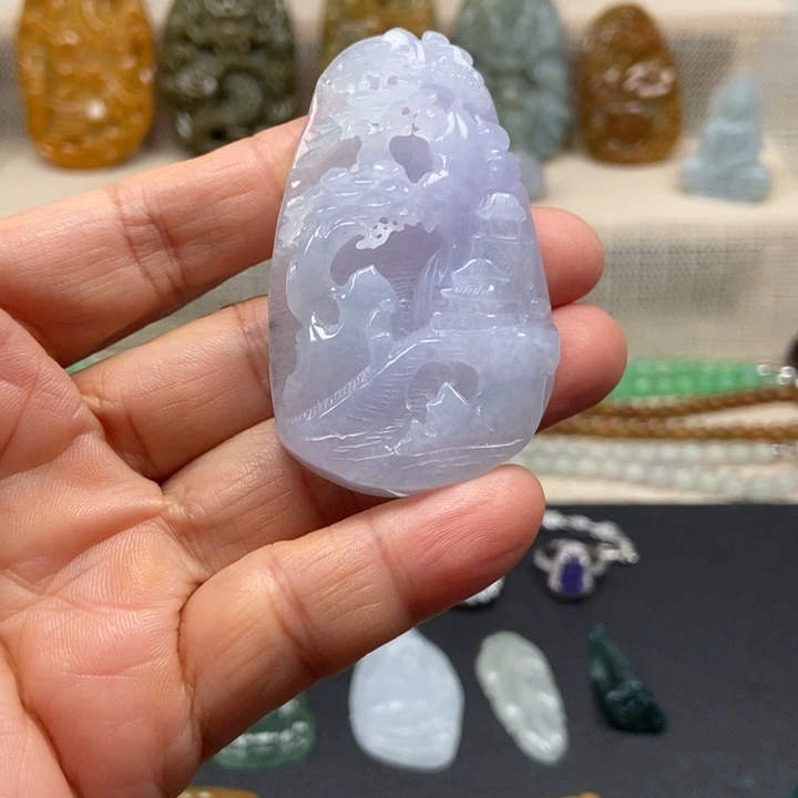 翡翠未镶嵌颈饰1111111111