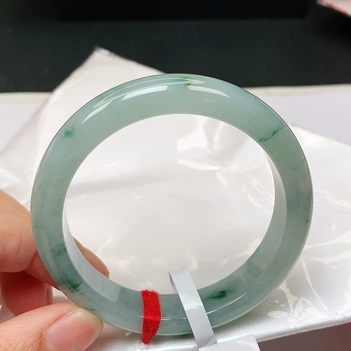 翡翠手镯未镶嵌缅甸天然55-56