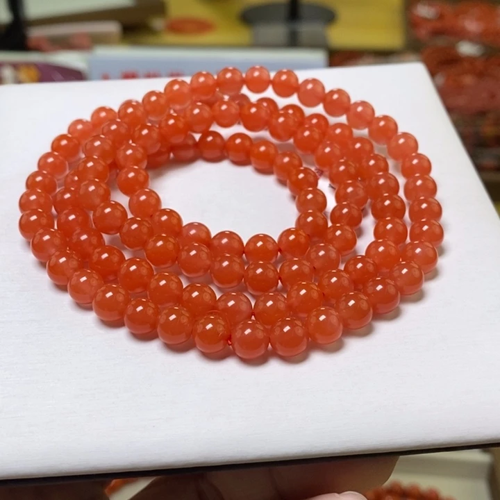 未镶嵌108颗卡7南红玛瑙