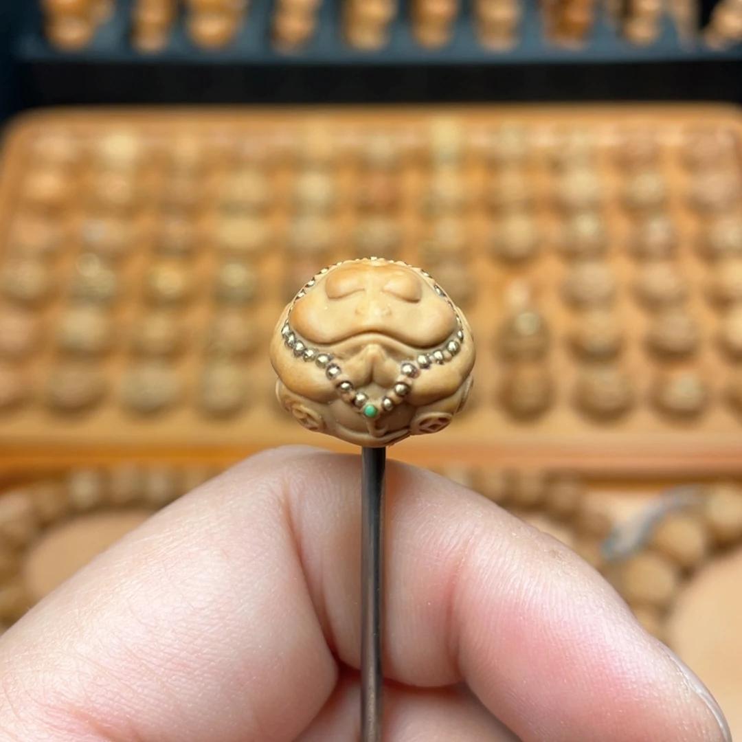 猴头核桃手串猴头核桃金蟾拜佛